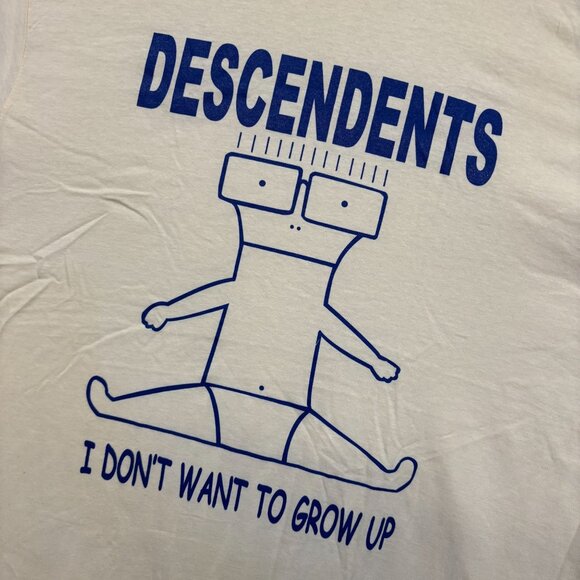 Descendents I Dont Want To Grow Up Punk Beige T-Shirt Size Extra Large - Picture 4 of 4